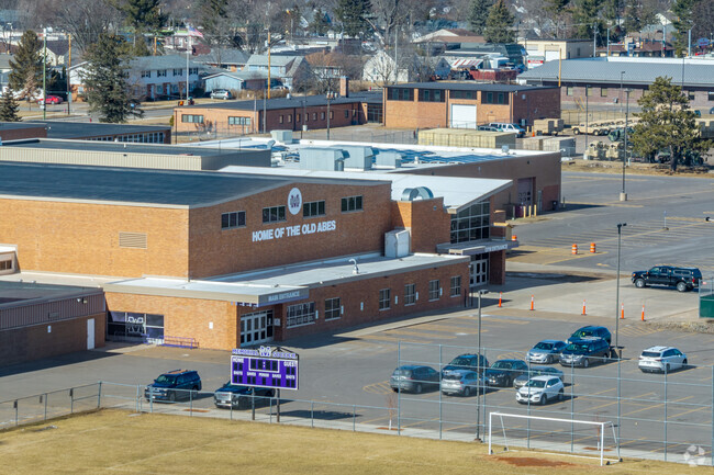 Memorial High School is the home of the Old Abes.