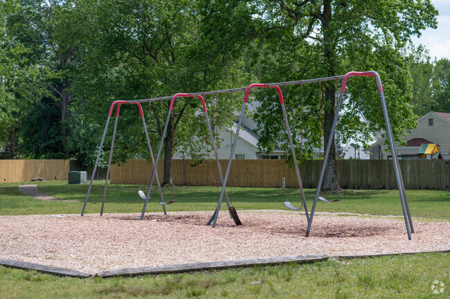Swing set at Greenbrier Intermediate School.