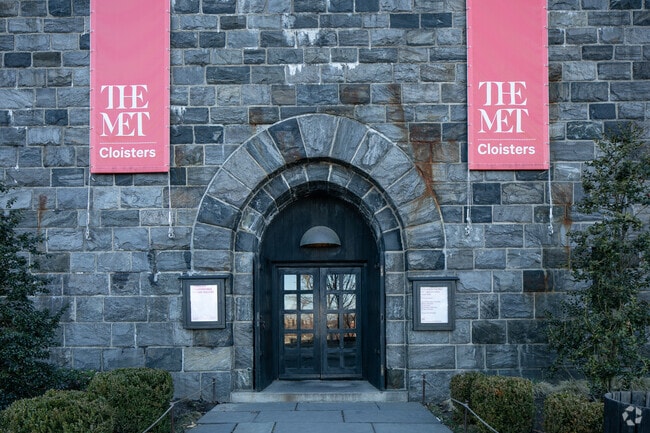 The Met Cloisters, housed in a French monastery overlooking the Hudson River is in Inwood.