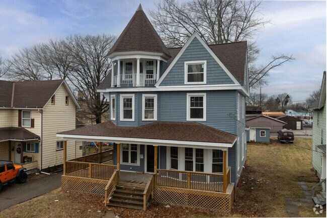 A Queen Anne-style home in the Logan Wood neighborhood.