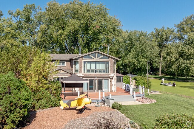 Many Pistakee Highlands residents can go fishing along their own property.