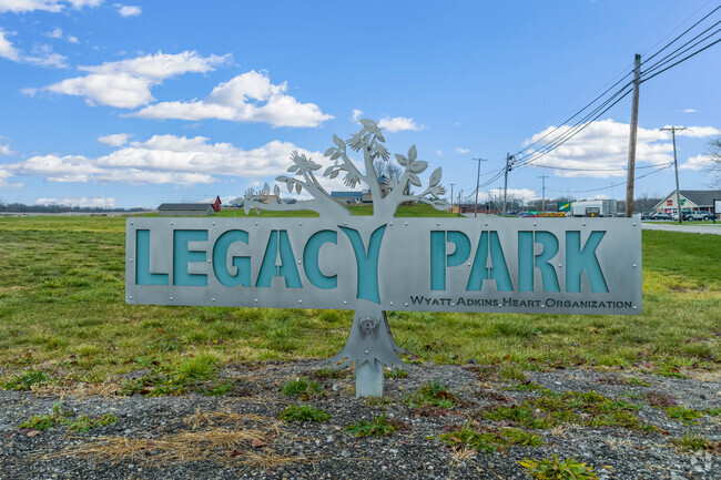 Enjoy some time outdoors at Legacy Park in Madison.