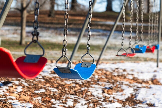 Kids love the swings at Shoaff Park in Fort Wayne.