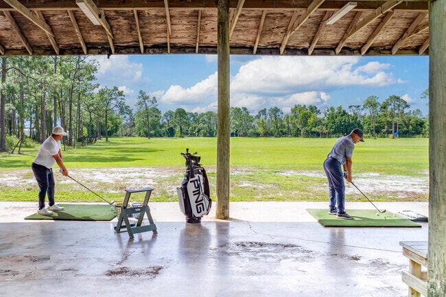 The Golf World driving range is open to the public and located minutes from Diplomat.