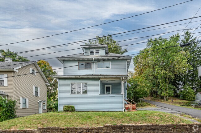 The four square style home are often renovated by the new owners in downtown Morgantown.