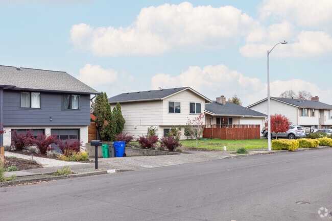 1970s split-level homes are common in Russell, many with recent updates.
