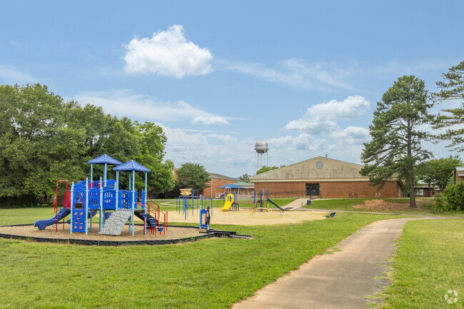 Students enjoy time outside during recess at Fallston Elementary School.