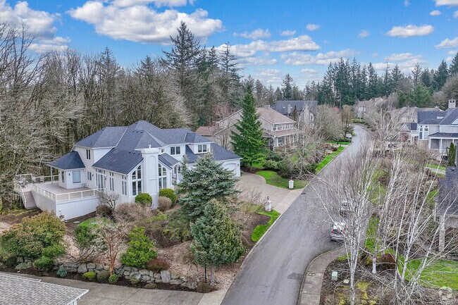 Large Modern Homes on Beautifully Landscaped Lots in Forest Park Portland.