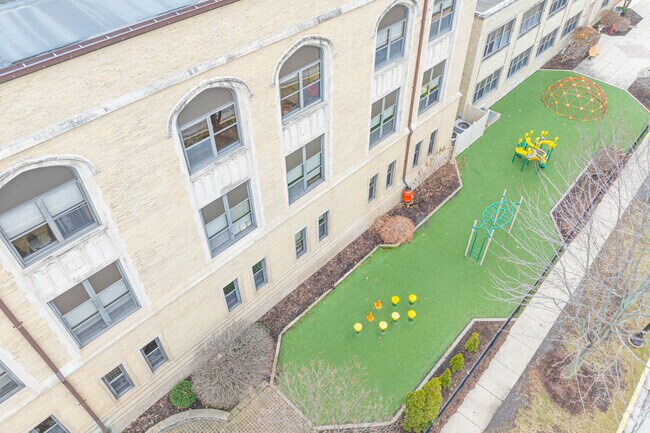Kids will never want to leave the playground at St. Michael Catholic School.