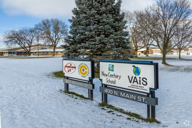 New Century School in Verona shares a campus with Verona Area International School.