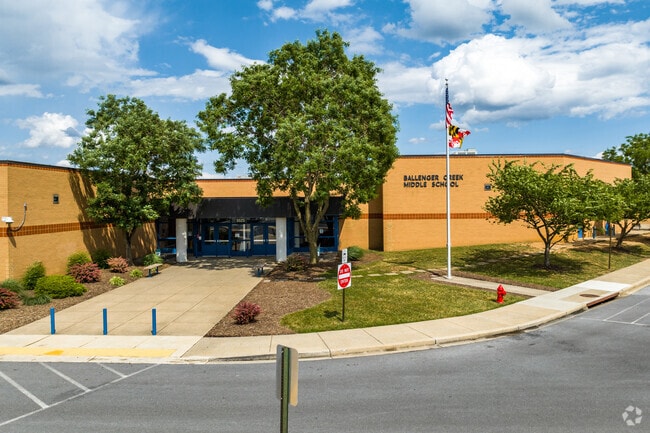 Entrance to Ballenger Creek Middle School.