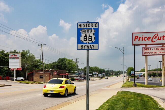 Kearney St forms the northern boundary of Tom Watkins and is part of the Historic Route 66.