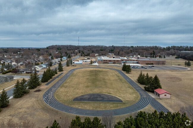 There is a track and sports field on campus at South Middle School.