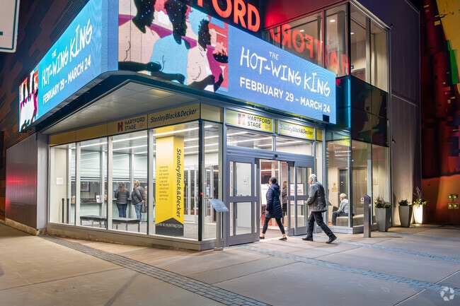 Hartford Stage presents both classic and contemporary plays in its 489 seat theater.