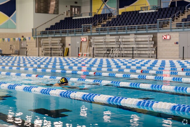 Residents can swim year-round at The Hulbert Aquatic Center near Berger.