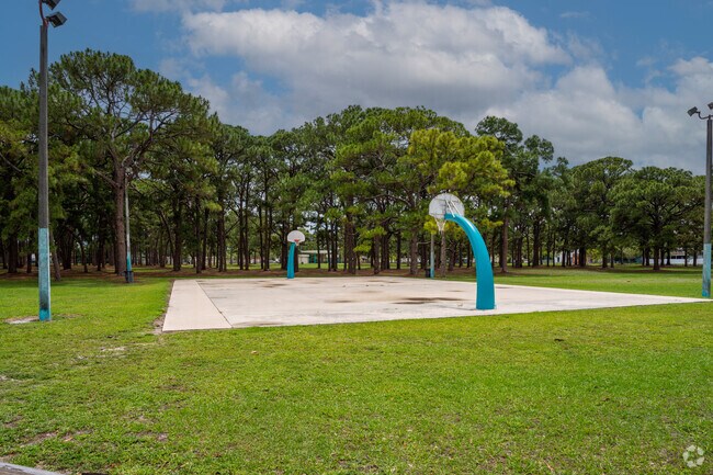 Catch a game of basketball at Vista Verde Park.
