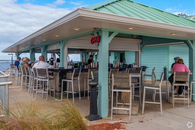 Titusville residents are often found enjoying food and drinks by the Indian River.