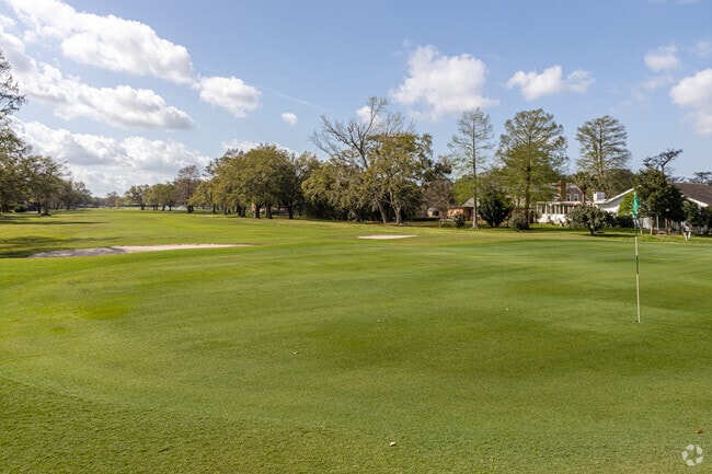 The Timberlane Golf Course in Gretna offers lush, well-maintained greens for a relaxing round in a serene setting.