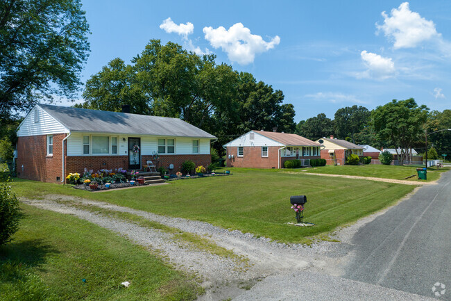 Residents can find rows of brick ranchers on Ullswater Avenue in Swanson.
