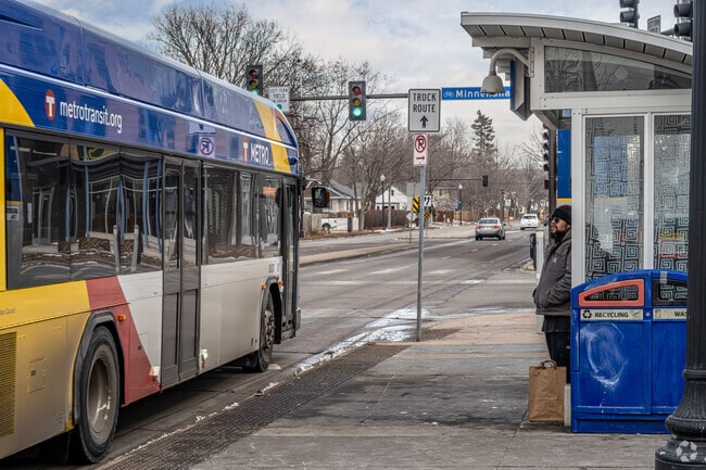 Multiple bus lines run through Hiawatha, providing easy transportation for residents.