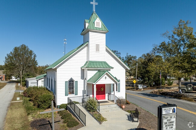 Brooks Christian Church sits at the center of the Brooks community.