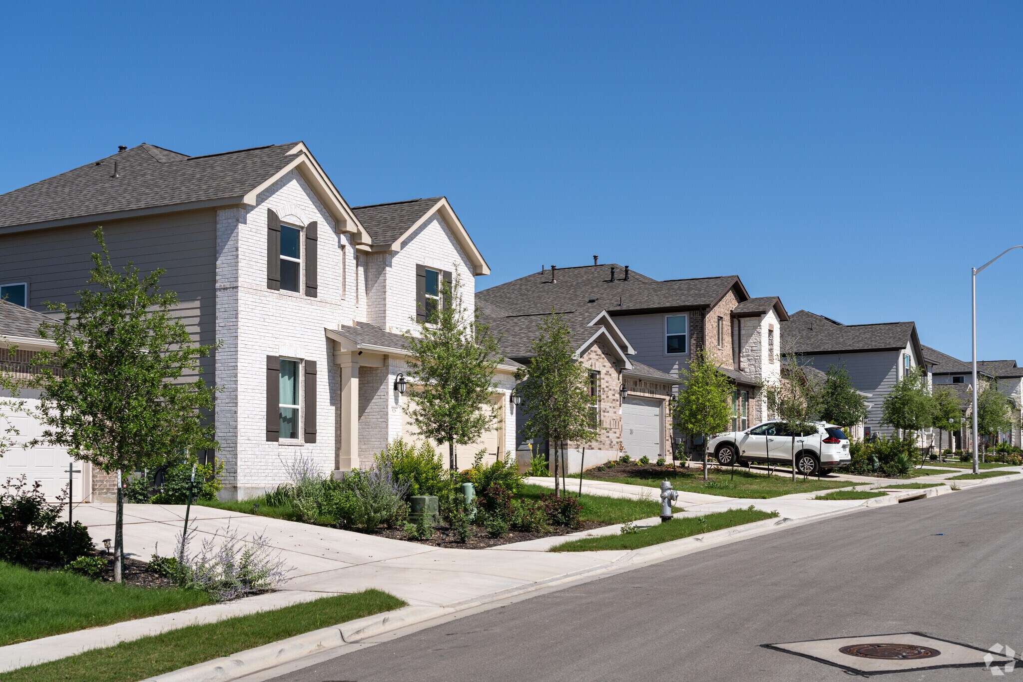 The Horizon subdivision is comprised of new craftsman style homes.