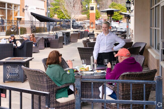 Enjoy the warm weather by grabbing a meal at Chenal Valley.