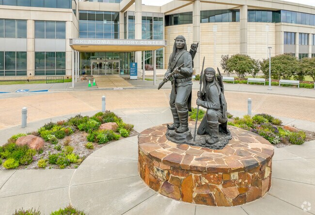 The Oklahoma History Center is an 18-acre, 215,000-square-foot learning center in Culbertson.
