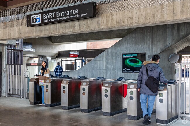Concrod BART Station serves as a vital transportation gateway for Dana Estates residents.