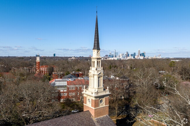Myers Park Historic Church is centrally located in this Charlotte neighborhood.