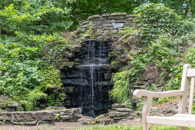 Take a seat at Annwood Park and enjoy the waterfall serving as an oasis in East Walnut Hills.