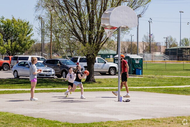 Basketball is one of several sport options at Meador Park.