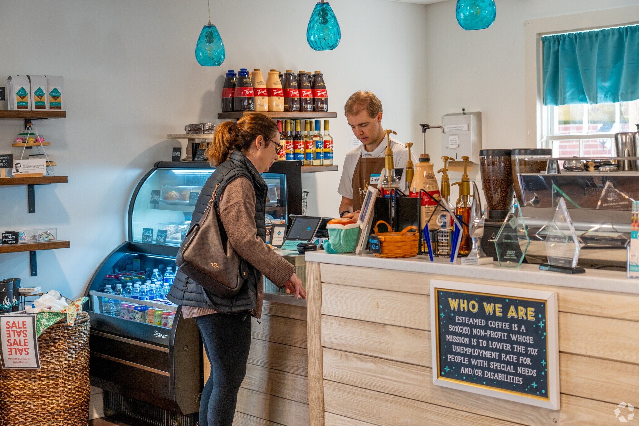 West Cary residents support Esteamed Coffee both for their treats as well as their mission.