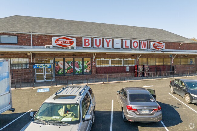 Residents in Almond Park can satisfy their grocery needs at Buy Low Super Market.