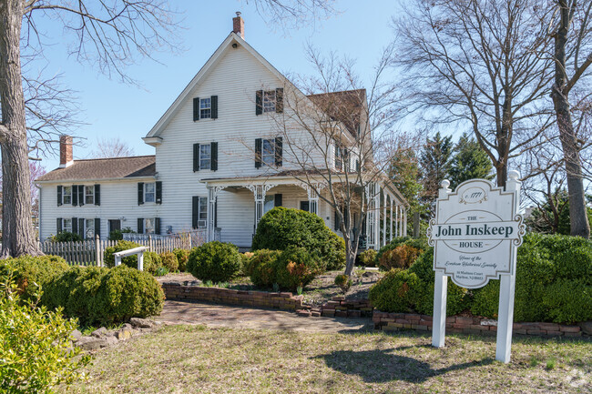 The John Inskeep House is an historic landmark tucked away on a residential cut de sac near Ravens Cliff.