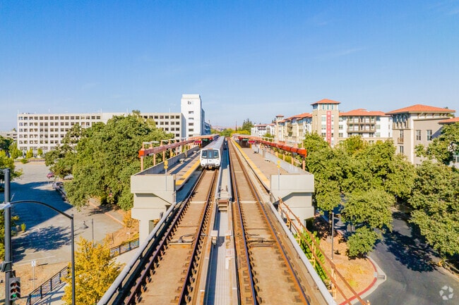 There is a BART station in the north end of Walden connecting it to the rest of the Bay Area.