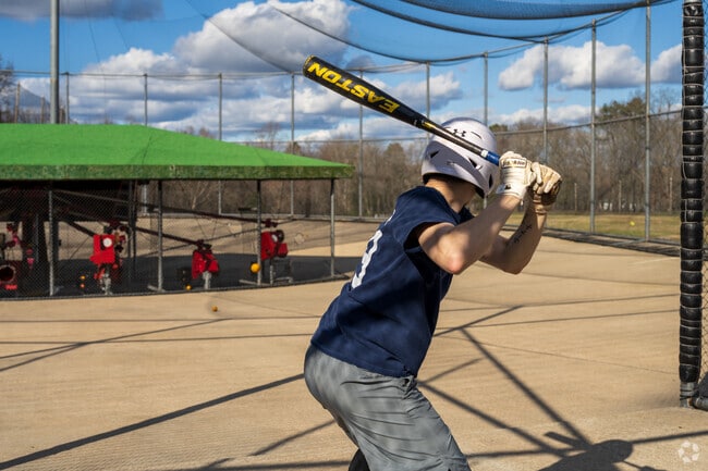 Outdoor activities like batting cages are conveniently close to Deerbourne.