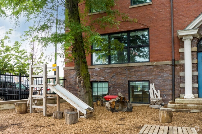 The small playground at Bennet Day School.