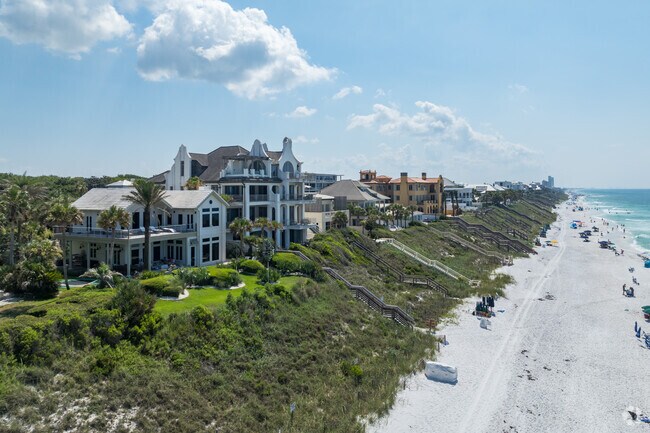 Seagrove Beach offers beachfront condos and homes with private beach access.