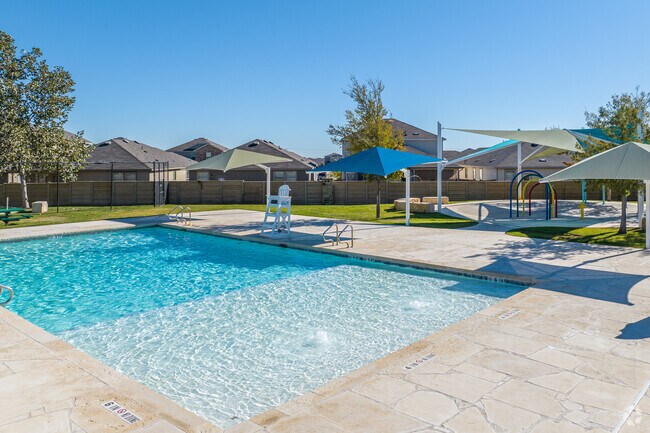 Sonterra community pool offers a cool escape in the summer heat.