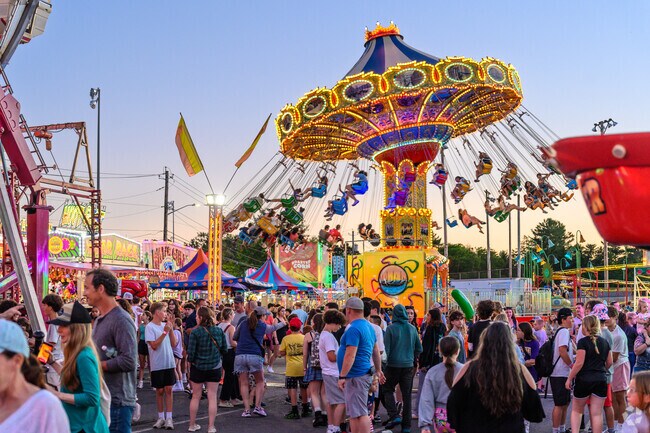 The Warwick Annual Fire Department Carnival draws families for rides, games, and hometown fun.