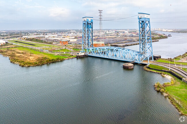 The Desire Area is bordered to the east by the Industrial Canal.