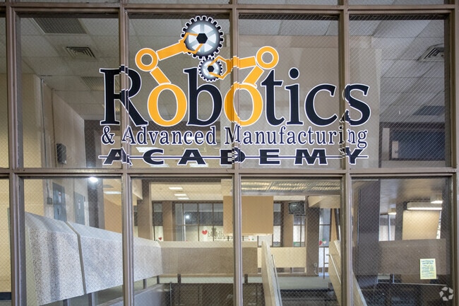 Frank H Peterson Academies houses a robotics program for high school students.