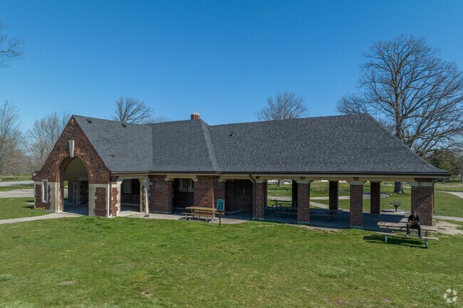 The 200-acre Chandler Park is a favorite spot for Wade locals to relax, walk, or play sports.