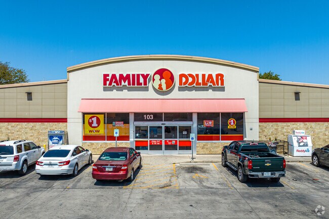 Hutchins residents shop at Family Dollar for daily essentials.