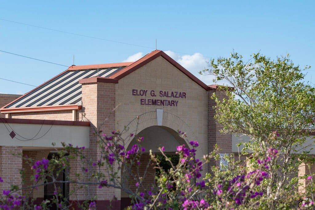 Eloy G. Salazar Elementary located in Alamo.