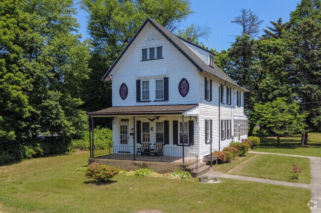 Single-family home with front porches are common in the Bensalem neighborhood.