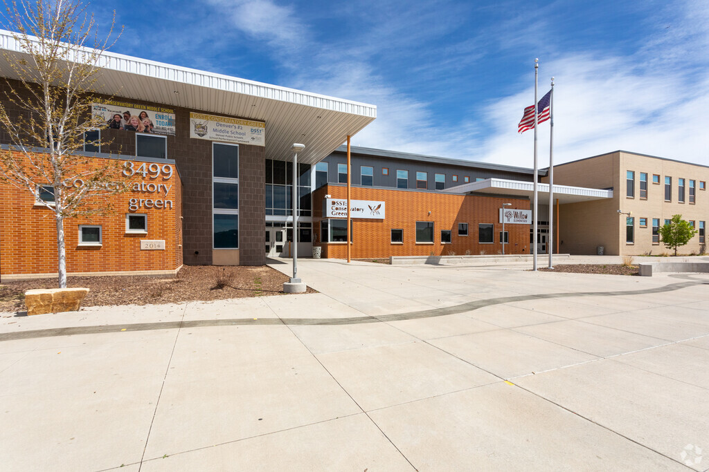 Conservatory Green Middle School is located in the Central Park neighborhood of Denver, CO.