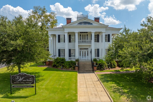 The historic Wynn House, built in 1839, is used as an event venue today.