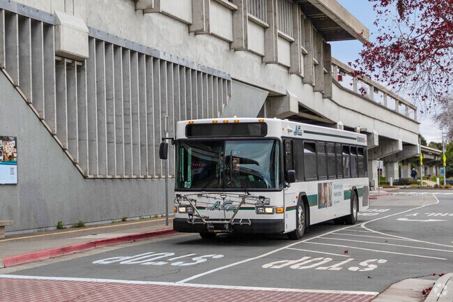 The El Cerrito BART Station is the end point for many bus routes in Garfield.
